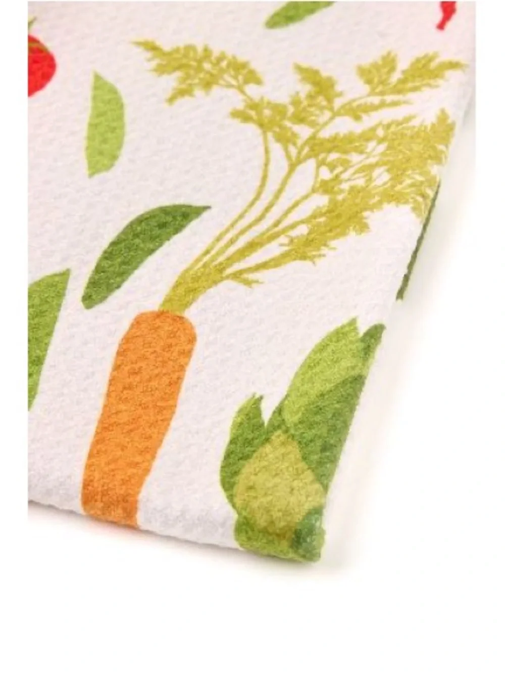 NWOT Geometry Kitchen Tea Towel Patch Garden Print 18x30”